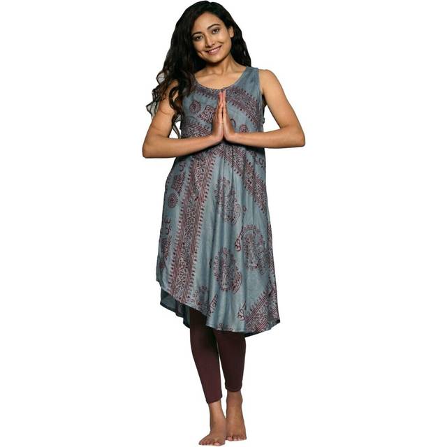 Kleid "Om" - leichtes Sommerkleid - ärmelloses Ethno Kleid aus feiner Baumwolle