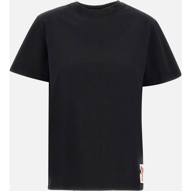 Golden Distressed Short-Sleeve T-Shirt - VINTAGE BLACK - Small