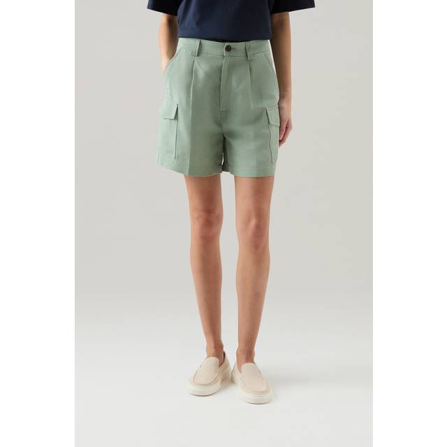 WOOLRICH SAGE GREEN BERMUDA SHORTS