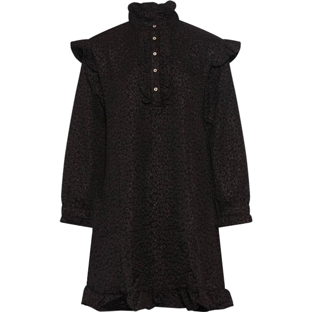 Noella Reno Ruby Ruffle Dress - Black - L