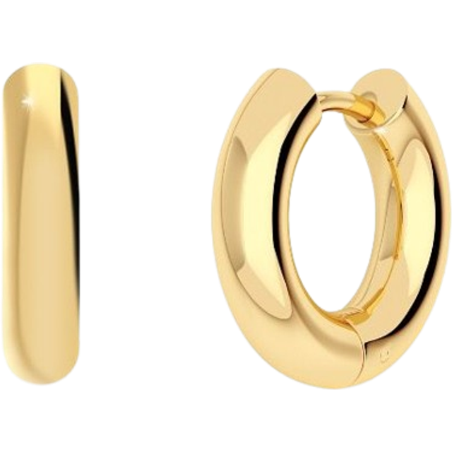 EDBLAD Chunky Hoops |Guld |One Size