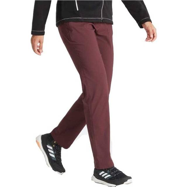 Craghoppers Womens Kiwi Pro Polyamide Walking Trousers - Purple - Size 16 Long