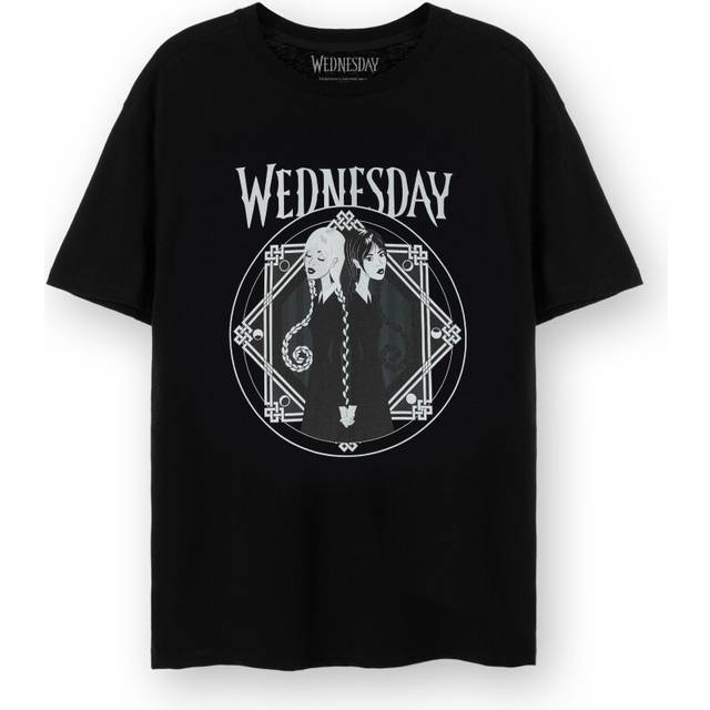 (X-Large) Wednesday Short Sleeved T-Shirt (Womens Black)