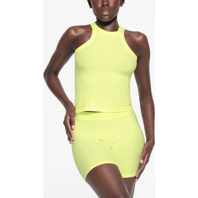 SKIMS High Neck Tank Top | Yellow | 3XL | Soft Lounge - Lemonade