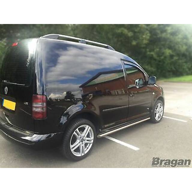 Roof Rails Rack Bars To Fit Volkswagen Caddy 2010 - 2015 Swb Styling Accessories