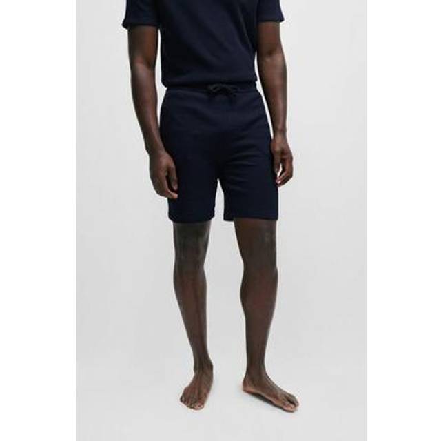 BOSS Blue Waffle Knit Shorts - Navy 412 - S