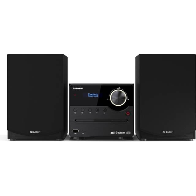 SHARP XL-B517DBK Bluetooth Micro Hi-Fi System - Black, Black