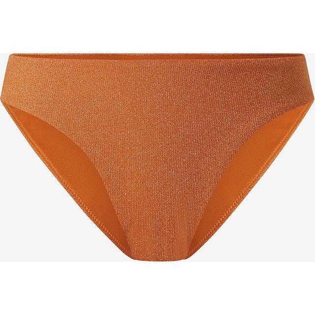 GINA TRICOT Glitter Bikini Brief |Brun |L