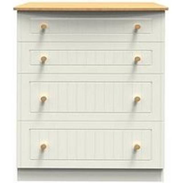 Welcome Furniture Ready Assembled Nashville 6 Drawer Midi Chest In Reed Green, Green
