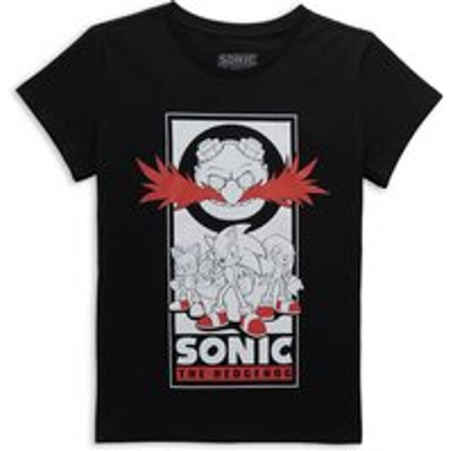 Sonic The Hedgehog Team Up Women's T-Shirt - Black - XXL