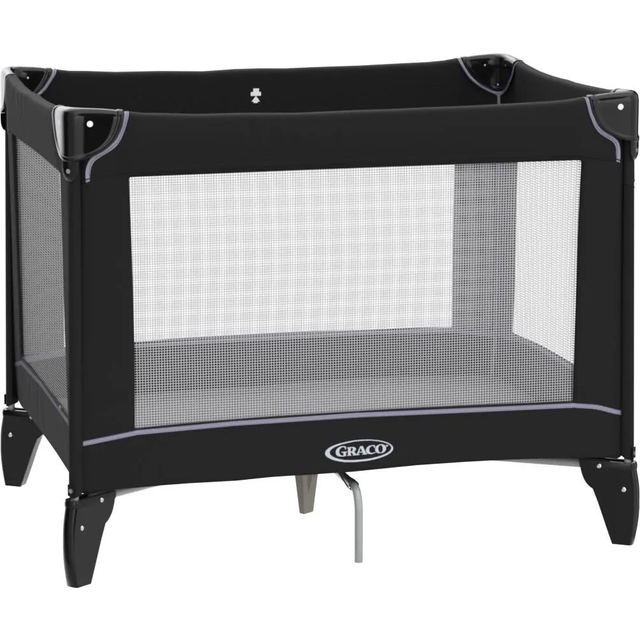 Graco Compact Travel Cot - Black/Grey, Black/Grey