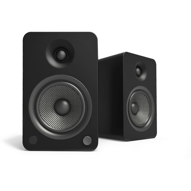 Kanto YU6 Powered Bookshelf Speakers Matte Black