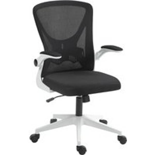 Vinsetto Mesh Back Office Chair, With Flip-up Arms - Black
