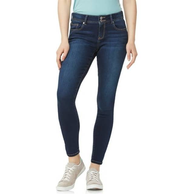 WallFlower Womens Ultra Skinny Mid-Rise Insta Soft Juniors Jeans (Stan