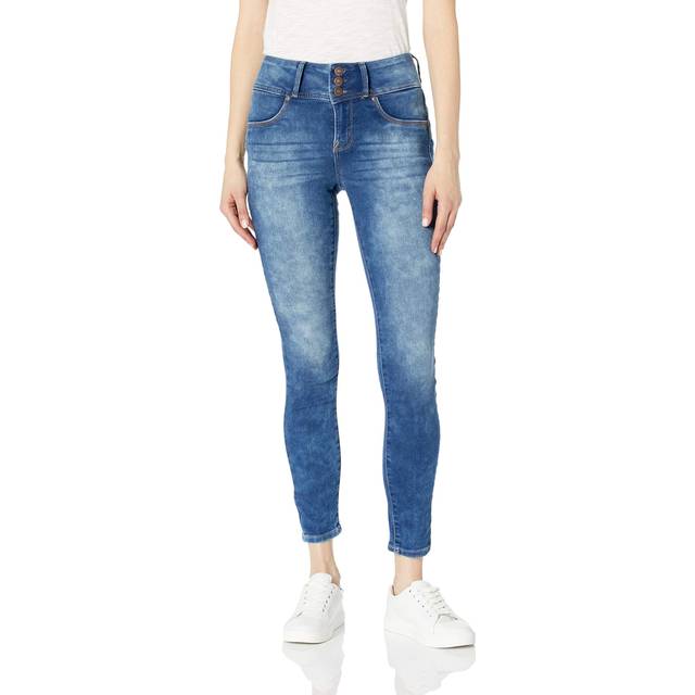 WallFlower Women's Sassy Skinny High-Rise Insta Soft Juniors Jeans (St