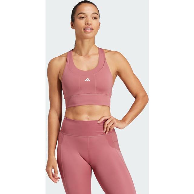 Run Pocket Medium-Support Bra - PINK - 2XS (C-D)