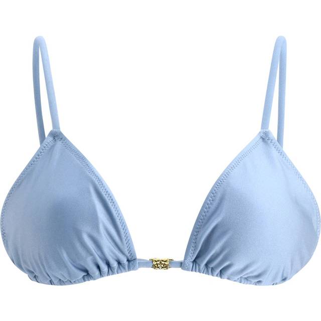 Ganni Women's "blue String" Bikini Top in Light Blue | Size 36 | A6048561 (36)