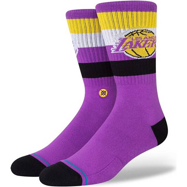 Los Angeles Lakers Stance Crew Sock - Purple - Mens