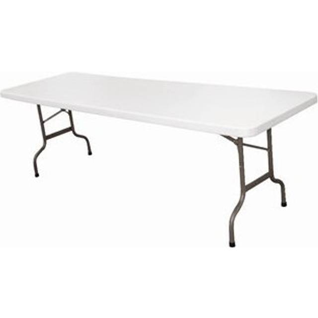 Bolero Centre Folding Table 8ft White