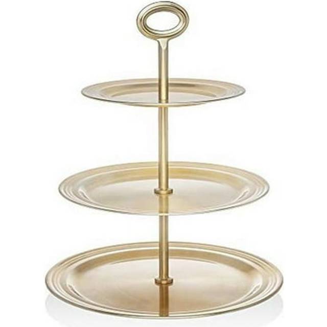 Godinger 97620 Champagne Gold Revere 3 Tiered Serving Stand