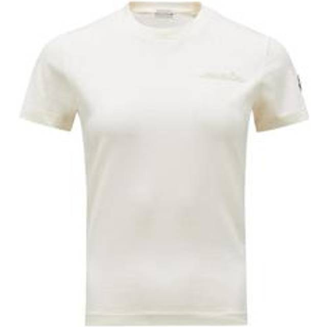 Moncler Embellished Logo T-Shirt - White - XS