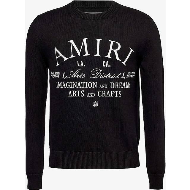 AMIRI Black 'AMIRI Arts District' Crew Sweater - Black - S