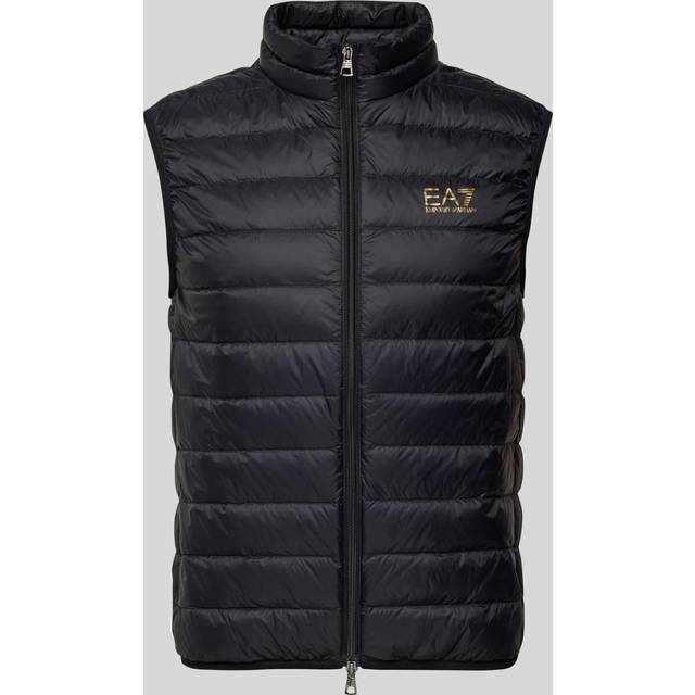 Emporio Armani Ea7, Jacka, Herr, M, Svart Pufferjacka Trendig Stil - black (M)