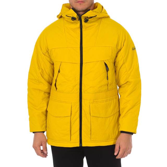 Napapijri Mens Padded jacket with hood NP0A4FNV men - Yellow - Size Small