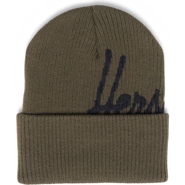 Herschel Mössa - Elmer Script Ribbed - Murgröna Green/Svart - Herschel - One Size - Mössa