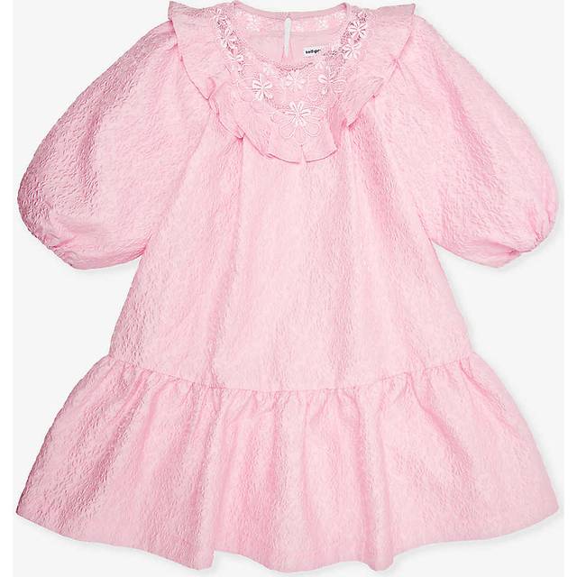 Self Portrait, Dresses, female, Pink, 10 Y, Textured Crepe Mini Dress
