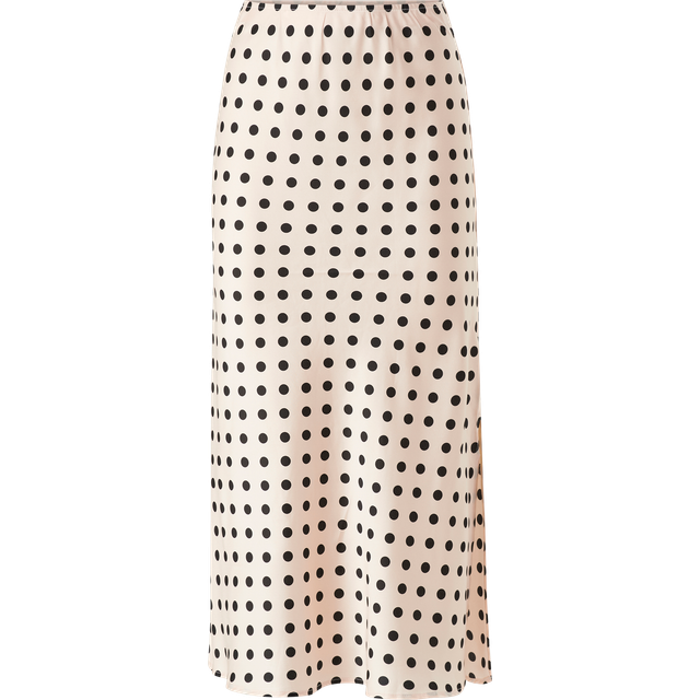 Coster Copenhagen - Kjol CC Heart Skyler Sateen Skirt - Beige