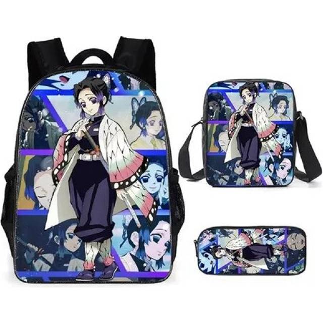 (64) Japanese comics around the children's backpack digital printing Oxford cloth cartoon pencil case, children's gifts