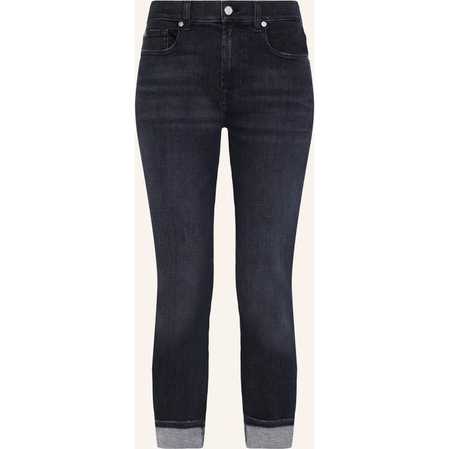 7 For All Mankind - Relaxed Skinny Slim Illusion Space - Boyfriend Jeans - black