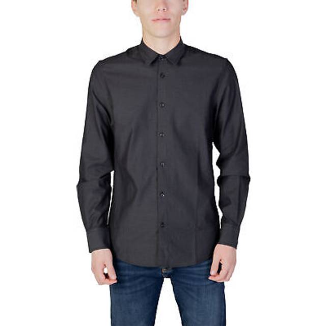 Gray Cotton Shirt - IT44 | XS