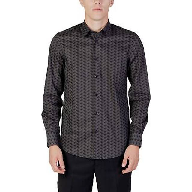 Gray Cotton Shirt - IT44 | XS