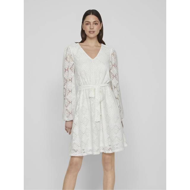 Tie Waist Long Sleeved Dress