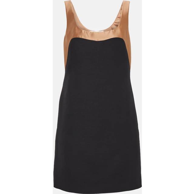Valentino Garavani, Short Dresses, female, Black, S, Elegant Red Dress with Floral Pattern