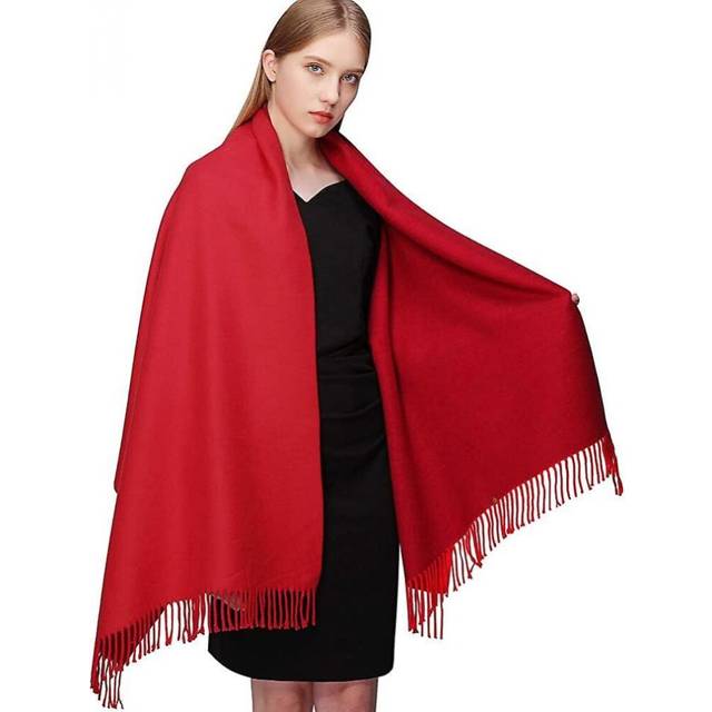 Winter Scarf Pashmina Shawl Wrap For Women Long Large Warm Thick Reversible