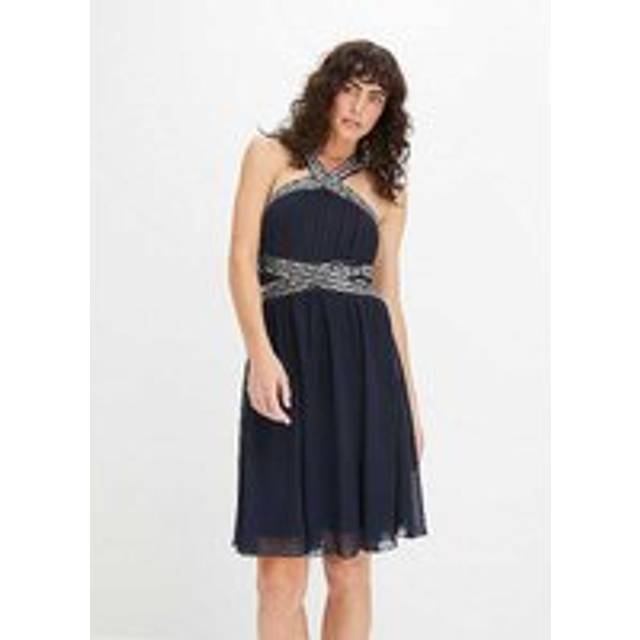 bonprix Beaded Party Dress - Dark Blue
