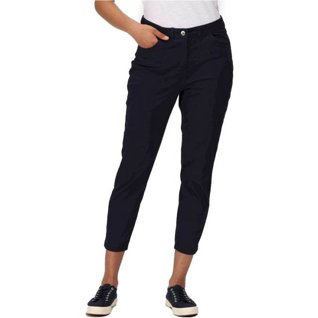 (16 UK R, Navy) Regatta Womens/Ladies Gabrina II Skinny 3/4 Jeans