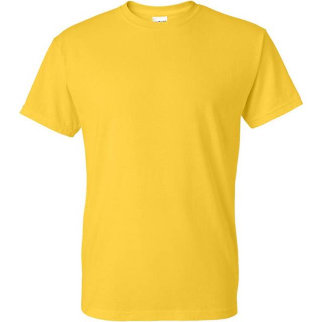 (Yellow, M) T-SHIRT Blank Plain Basic Tee S - 5XL Small Big Men's Cotton Premium Quality