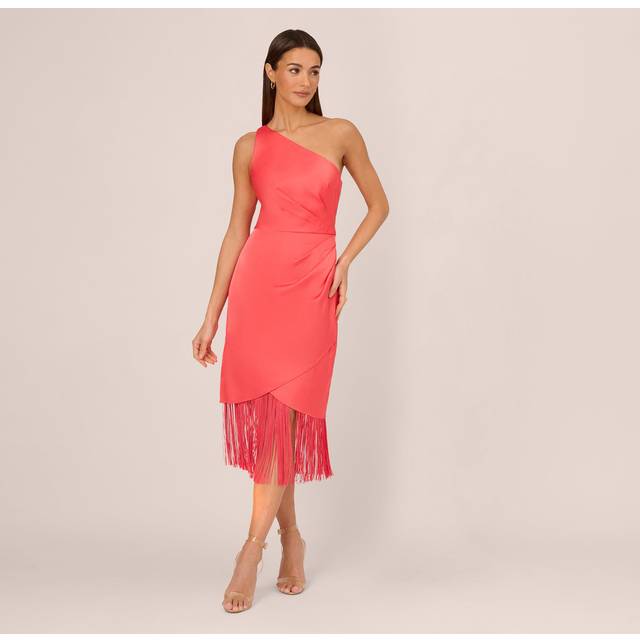 Adrianna by Adrianna Papell Eve Satin Midi Dress
