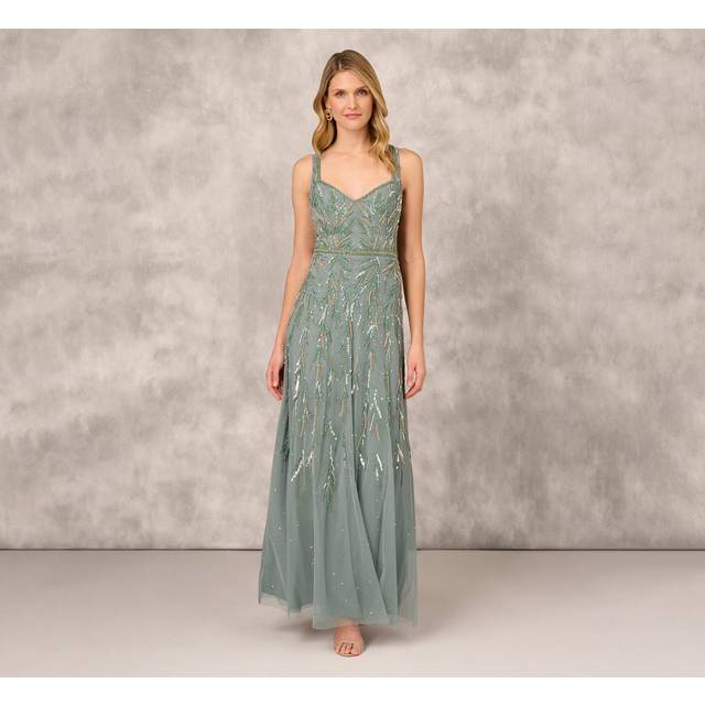 Aidan Mattox Beaded Gown