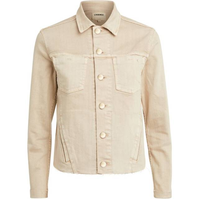 L'Agence Janelle Denim Jacket - Beige - XS