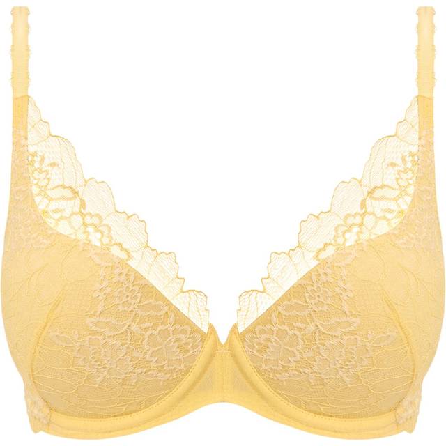 Lace Perfection Plunge Bra - Yellow - 36D