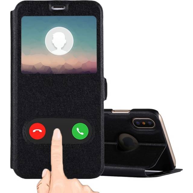 IPhone X/XS Fodral med fönster- Vit