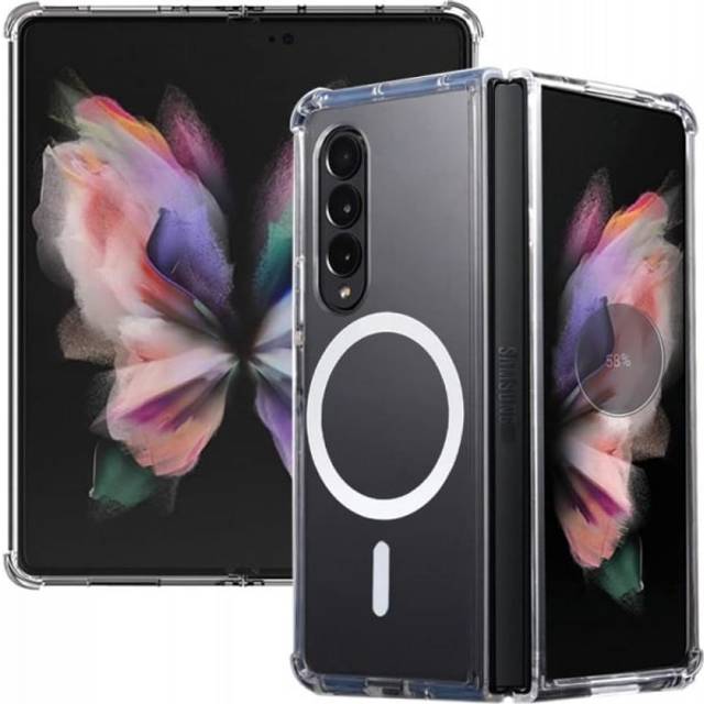 Transparent Stötdämpande MagSafe Skal Samsung Galaxy Fold 5