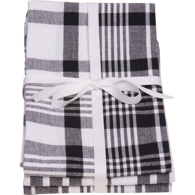Dexam Love Colour Set of 3 Extra Large Tea Towels - Black