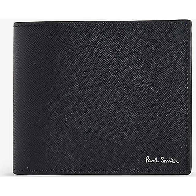 Paul Smith Black Graphic-print Leather Wallet - BLACK