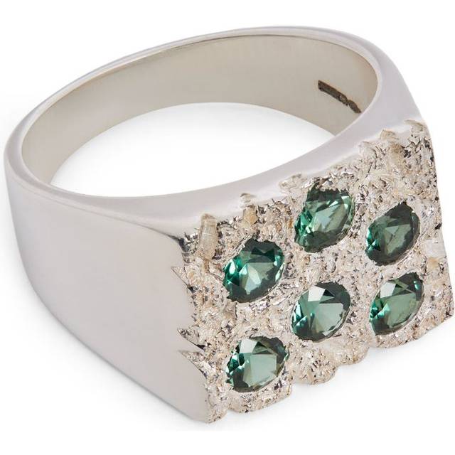 Bleue Burnham Exclusive Sterling Silver Rose Garden Signet Ring - P